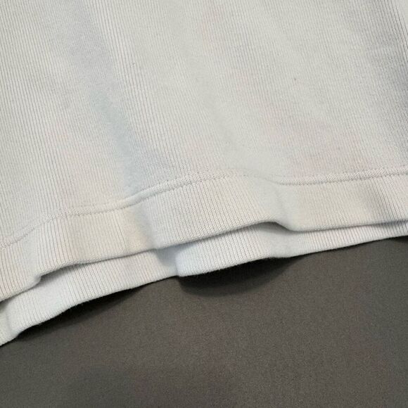 Tommy Bahama 1/4 Zip Pullover Size Large Cotton Blend Preppy White - Picture 10 of 16